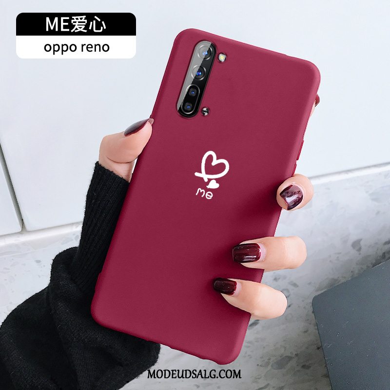 Oppo Reno 3 Etui / Cover Silikone Trendy Elskeren Simple Af Personlighed