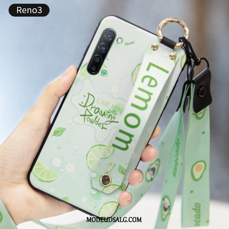 Oppo Reno 3 Etui Frisk Lille Sektion Frugt Silikone Cover