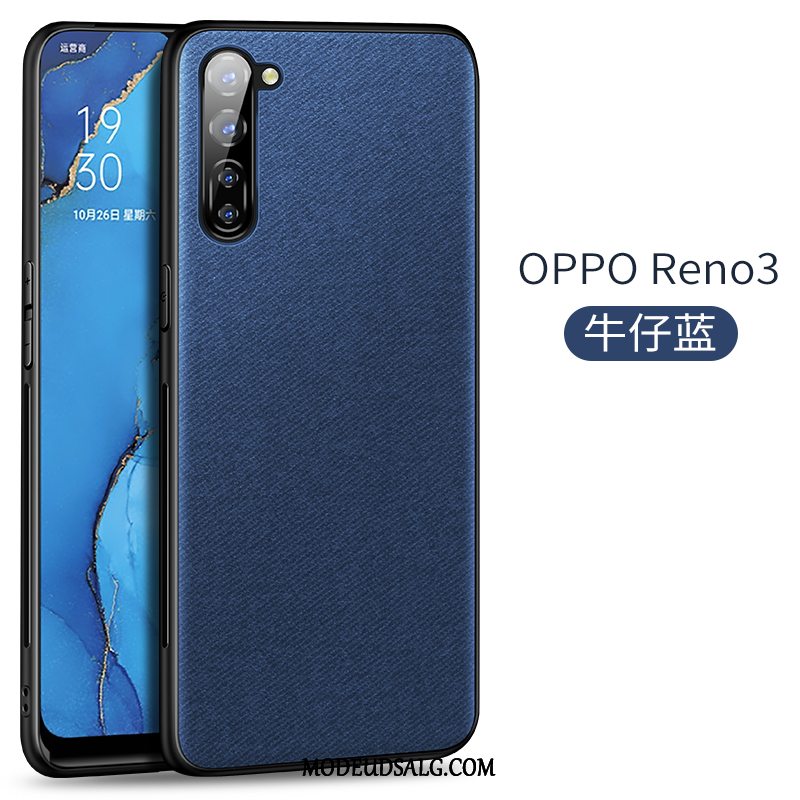 Oppo Reno 3 Etui Magnetisk Silikone Ny Mønster Grå