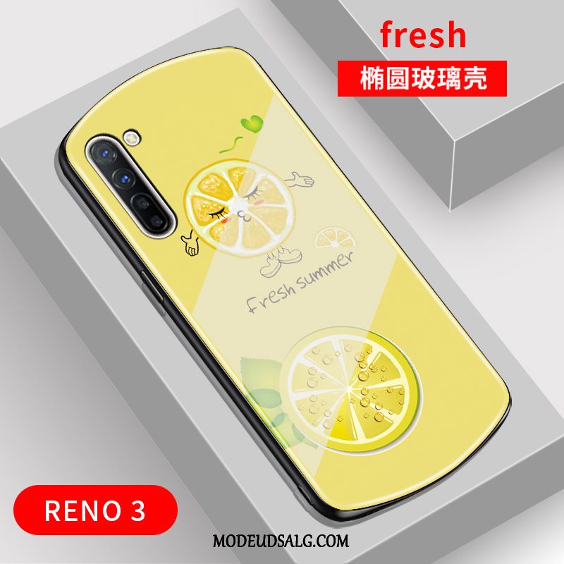 Oppo Reno 3 Etui Trend Anti-fald Spejl Smuk Cirkel