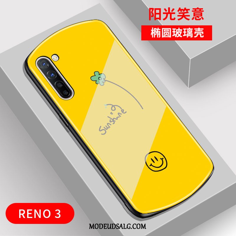 Oppo Reno 3 Etui Trend Anti-fald Spejl Smuk Cirkel