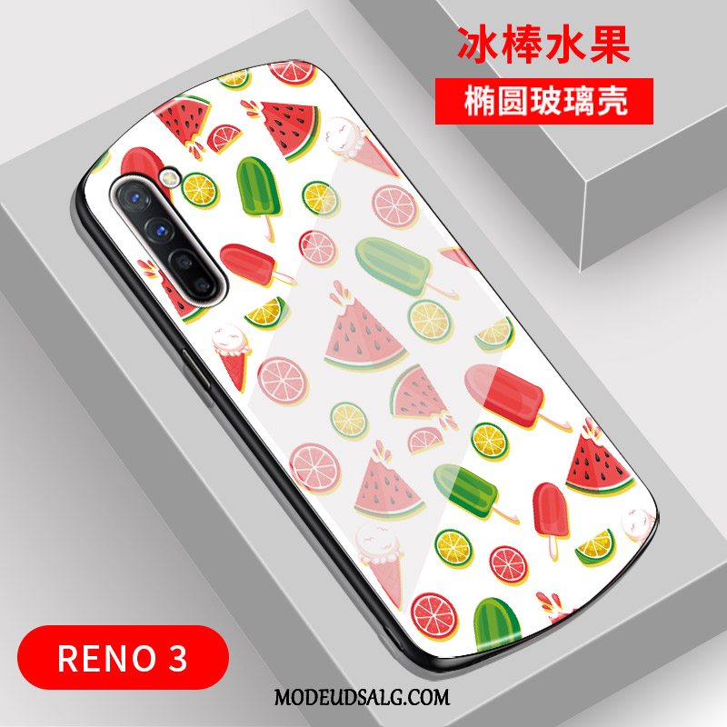 Oppo Reno 3 Etui Trend Anti-fald Spejl Smuk Cirkel