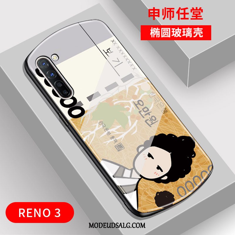 Oppo Reno 3 Etui Trend Anti-fald Spejl Smuk Cirkel