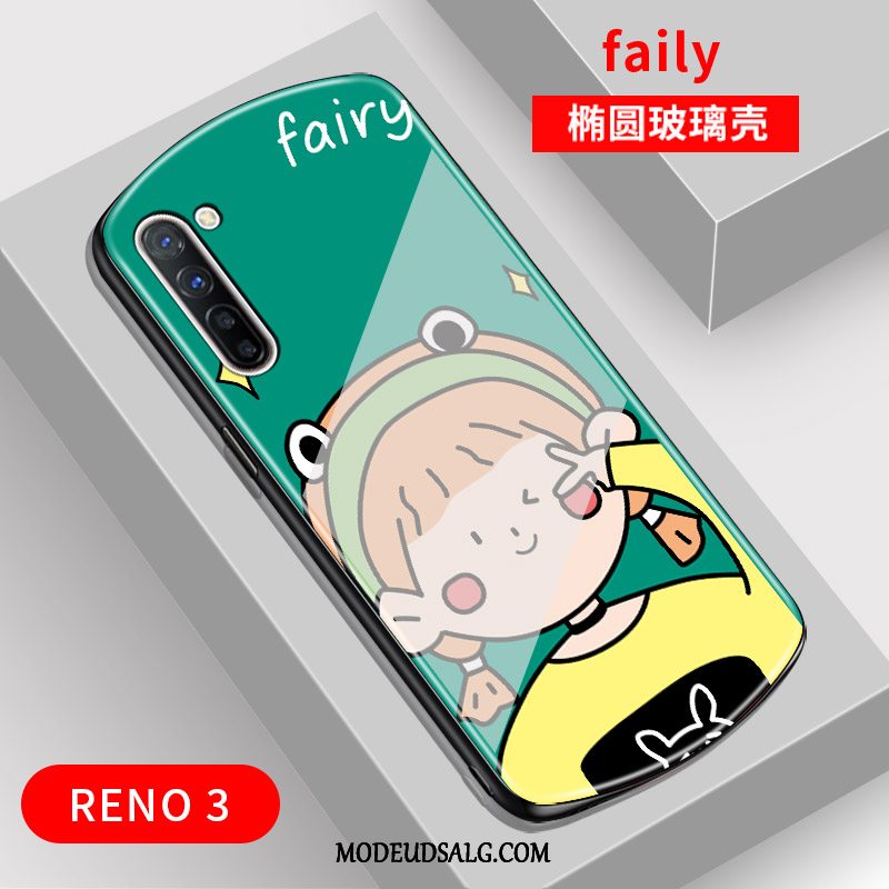 Oppo Reno 3 Etui Trend Anti-fald Spejl Smuk Cirkel