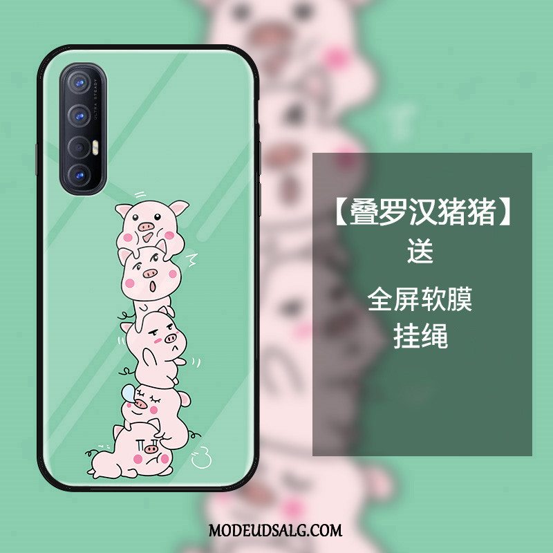 Oppo Reno 3 Pro Etui Anti-fald Alt Inklusive Hvid Smuk Cover