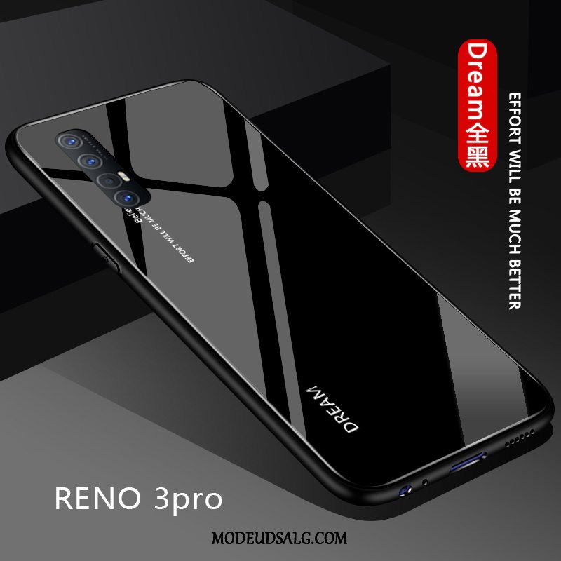 Oppo Reno 3 Pro Etui Anti-fald Beskyttelse Tilpas Silikone Blød