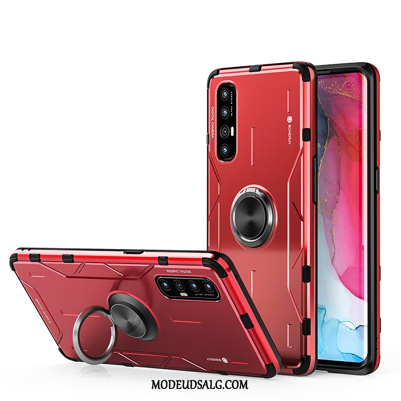 Oppo Reno 3 Pro Etui Beskyttelse Net Red Kreativ Metal Lilla