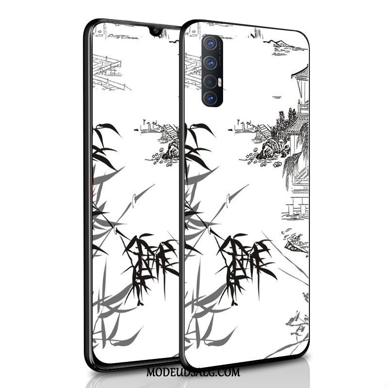 Oppo Reno 3 Pro Etui / Cover Net Red Tilpas Hvid Kreativ Silikone