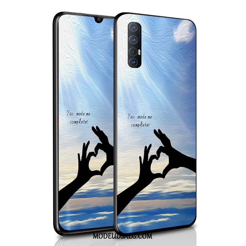 Oppo Reno 3 Pro Etui / Cover Net Red Tilpas Hvid Kreativ Silikone