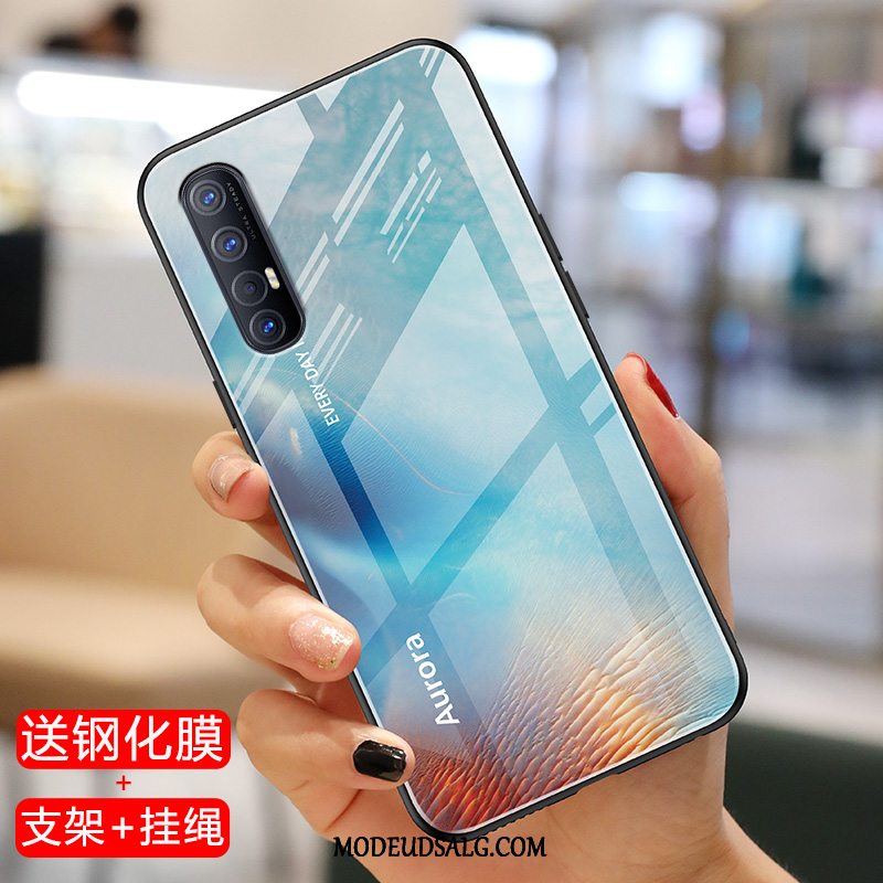 Oppo Reno 3 Pro Etui Lys Hvid Tynd Cover Ramme