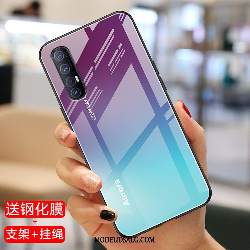 Oppo Reno 3 Pro Etui Lys Hvid Tynd Cover Ramme