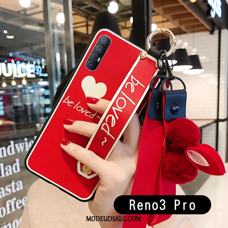 Oppo Reno 3 Pro Etui Silikone-etui Ny Support Lille Sektion Beskyttelse