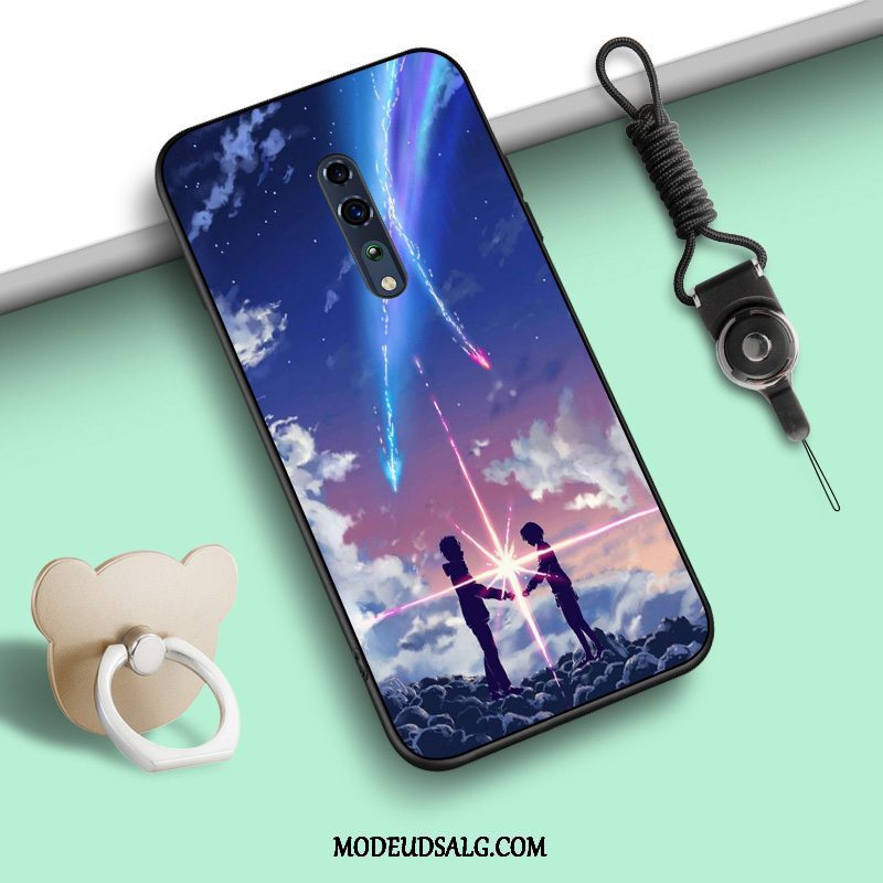 Oppo Reno Z Etui Beskyttelse Blød Cover Hængende Ornamenter Ring