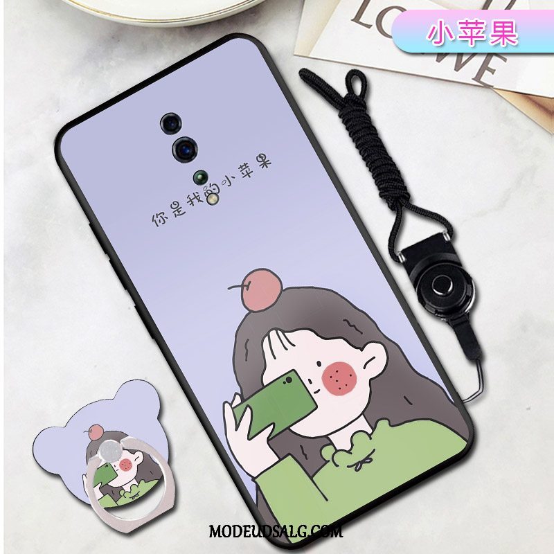 Oppo Reno Z Etui Beskyttelse Hærdning Membrane Hængende Ornamenter Cover