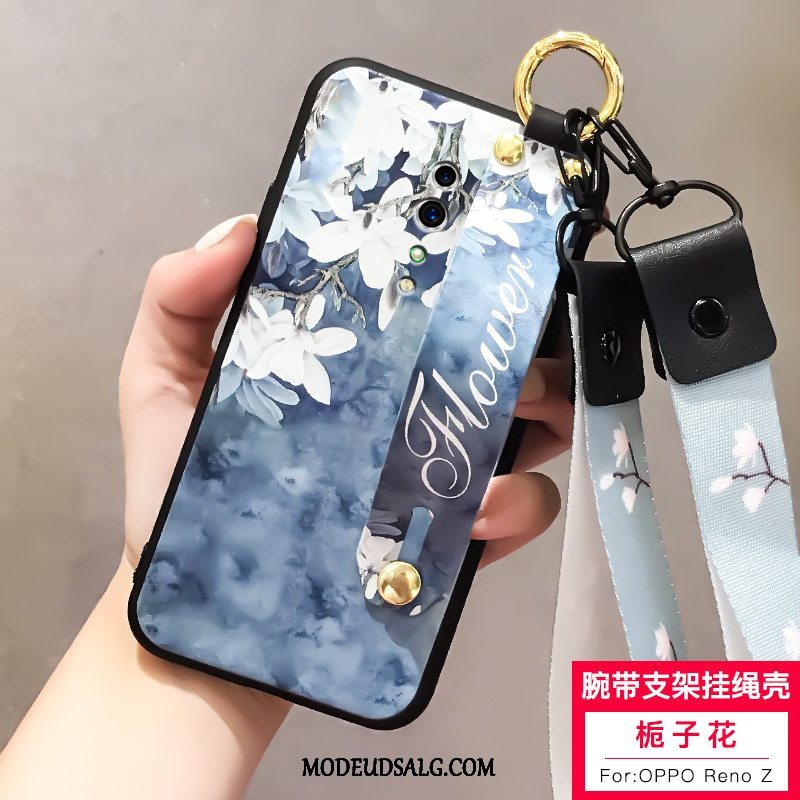 Oppo Reno Z Etui Cover Blød Hængende Ornamenter Anti-fald Kat