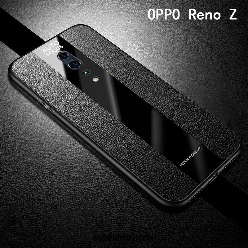 Oppo Reno Z Etui / Cover Hærdning Alt Inklusive Membrane Net Red Anti-fald