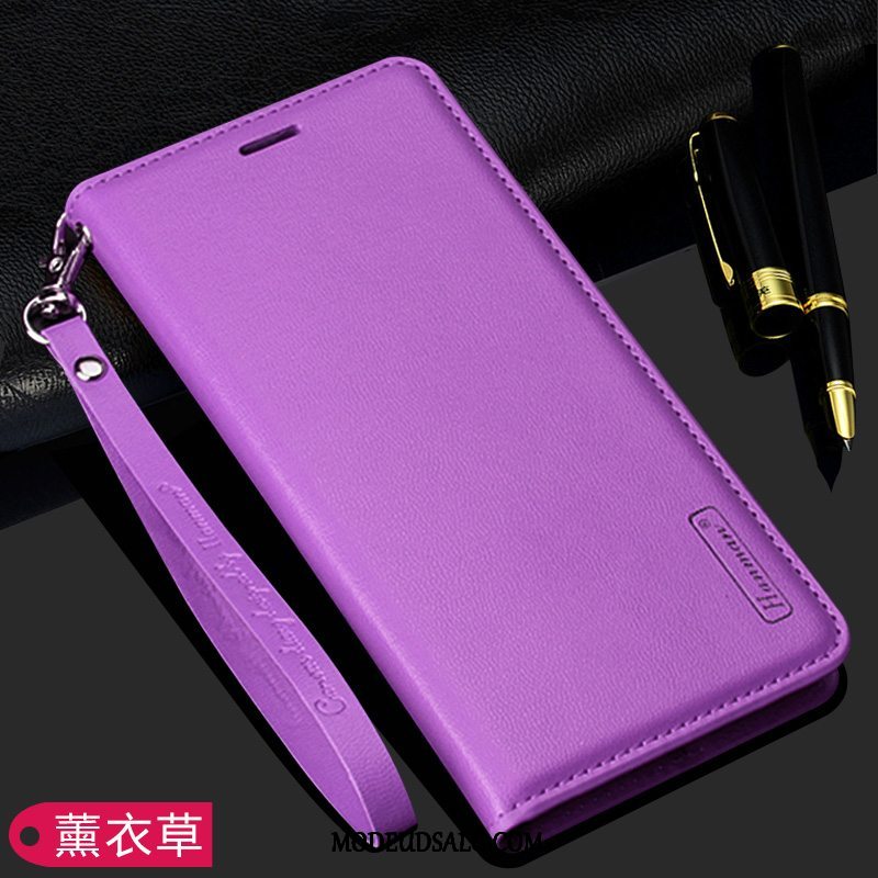 Oppo Reno Z Etui / Cover Lædertaske Membrane Rosa Guld Anti-fald Ægte Læder