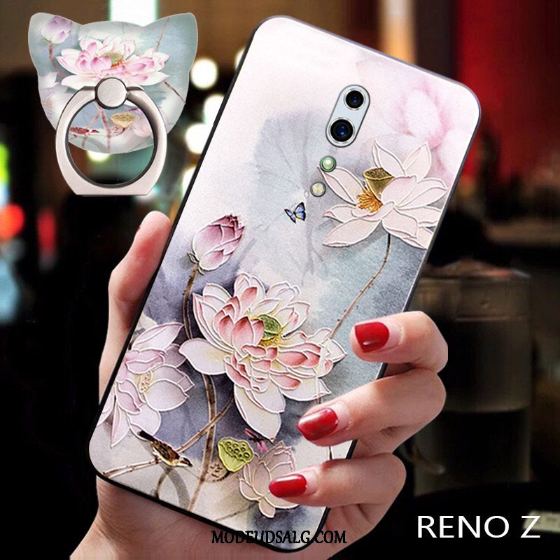 Oppo Reno Z Etui Silikone Alt Inklusive Trendy Måned Blød