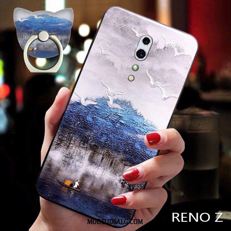 Oppo Reno Z Etui Silikone Alt Inklusive Trendy Måned Blød