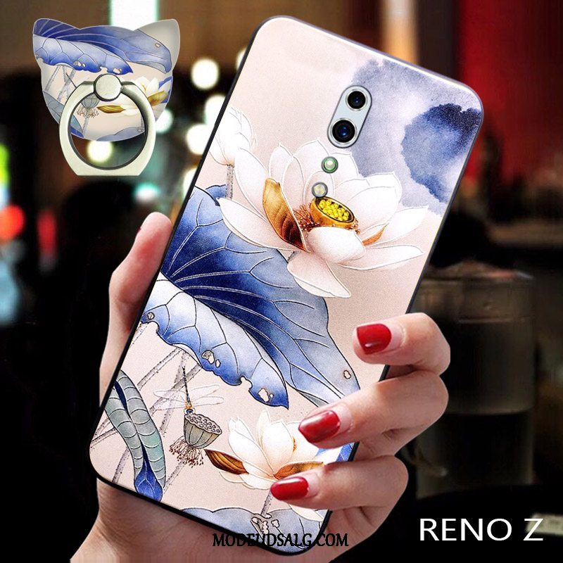 Oppo Reno Z Etui Silikone Alt Inklusive Trendy Måned Blød