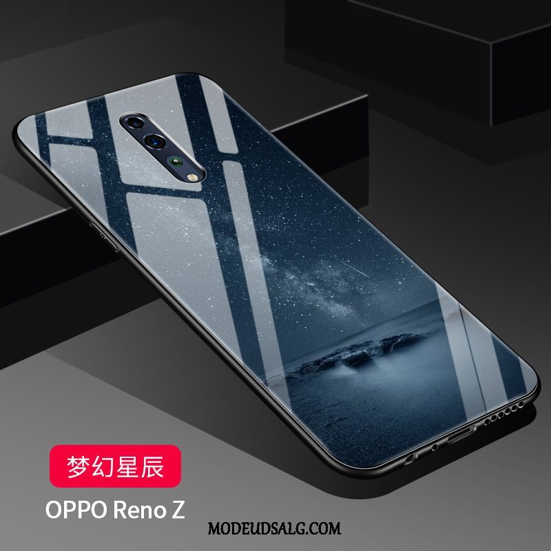 Oppo Reno Z Etui Silikone Beskyttelse Membrane Spejl Stjerneklar