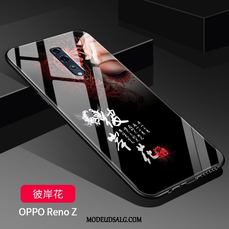 Oppo Reno Z Etui Silikone Beskyttelse Membrane Spejl Stjerneklar