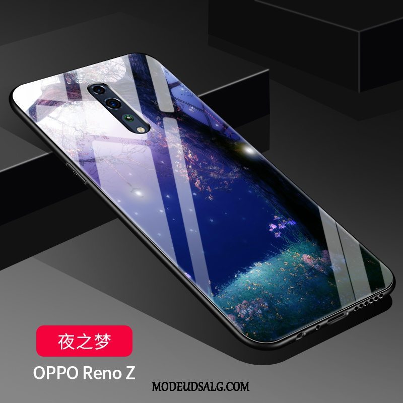 Oppo Reno Z Etui Silikone Beskyttelse Membrane Spejl Stjerneklar