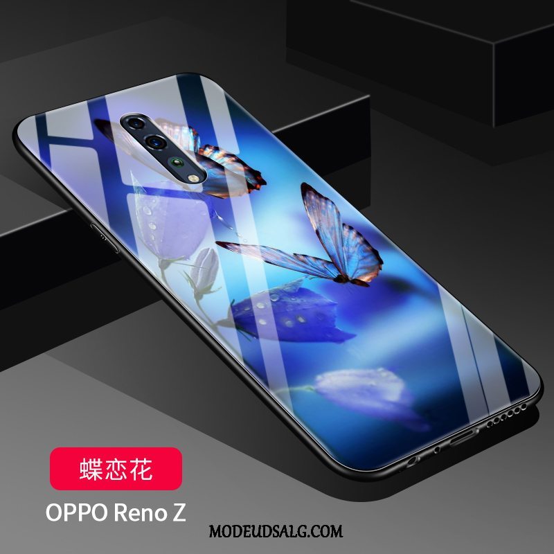 Oppo Reno Z Etui Silikone Beskyttelse Membrane Spejl Stjerneklar