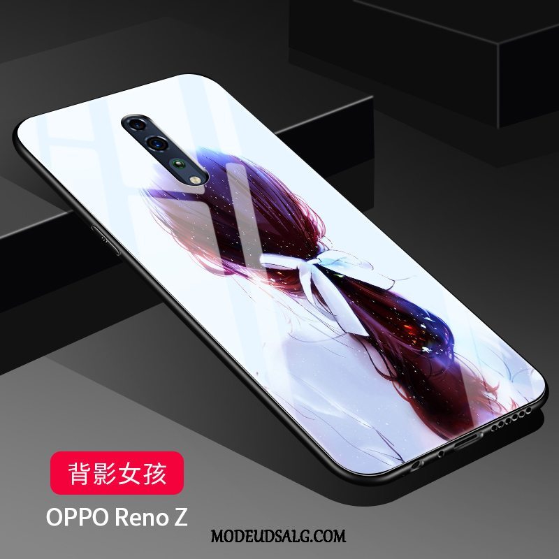 Oppo Reno Z Etui Silikone Beskyttelse Membrane Spejl Stjerneklar