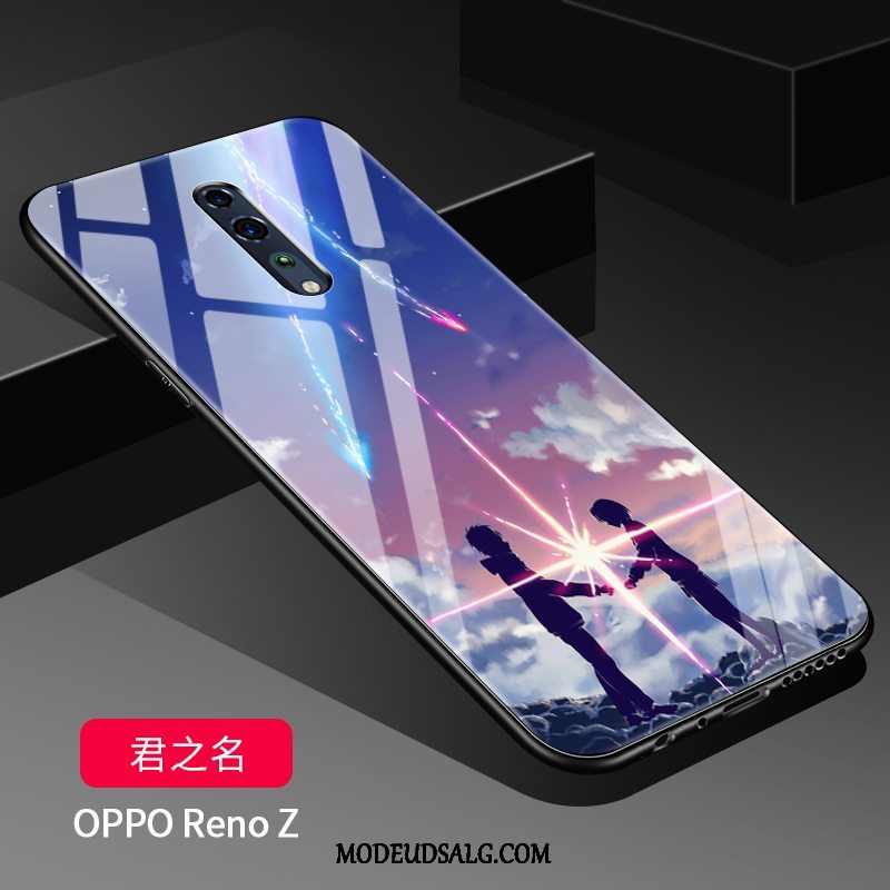 Oppo Reno Z Etui Silikone Beskyttelse Membrane Spejl Stjerneklar