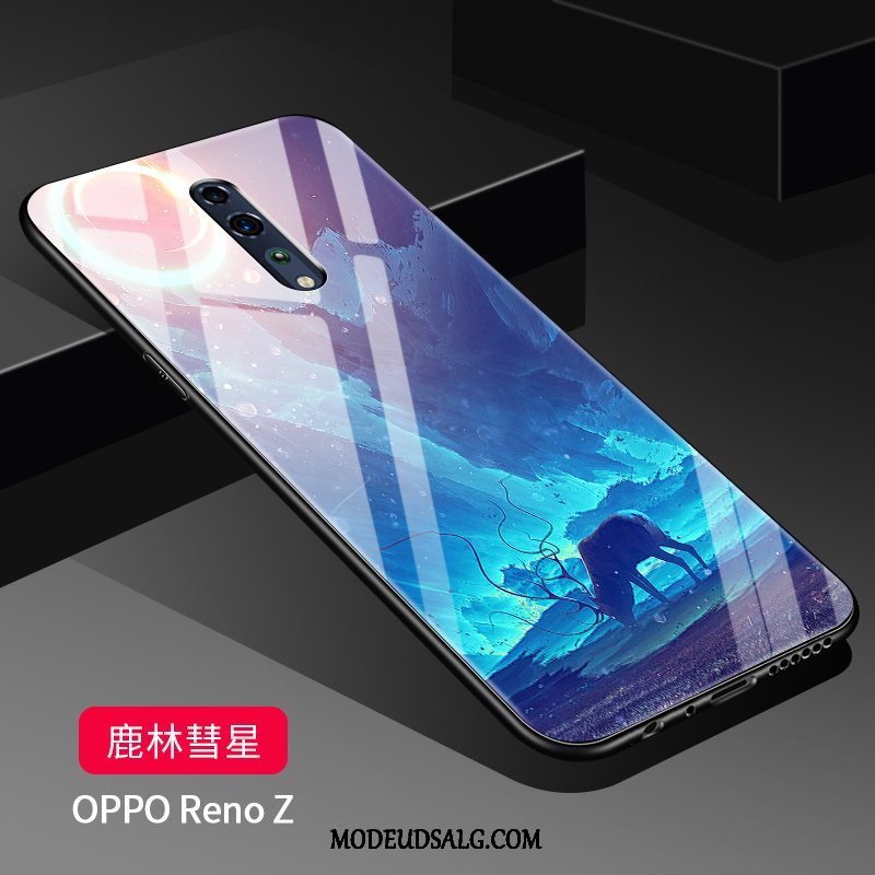 Oppo Reno Z Etui Silikone Beskyttelse Membrane Spejl Stjerneklar