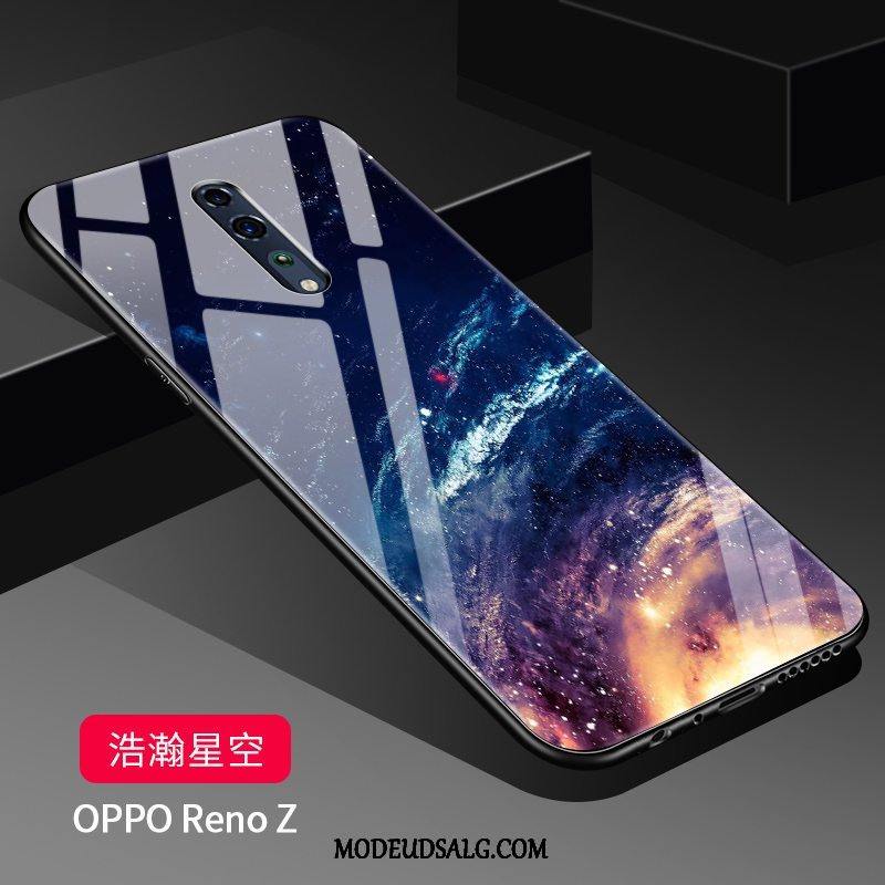 Oppo Reno Z Etui Silikone Beskyttelse Membrane Spejl Stjerneklar