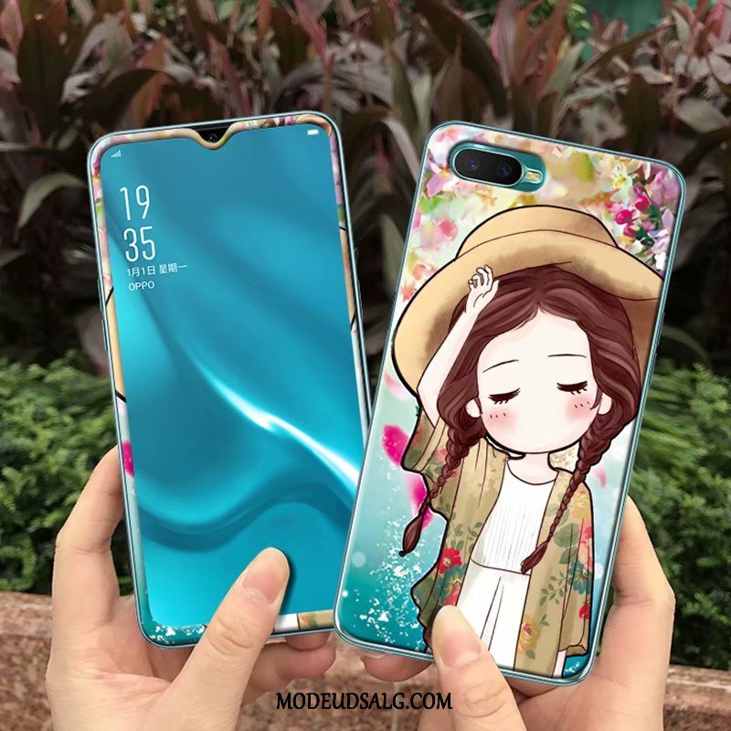 Oppo Rx17 Neo Etui / Cover Alt Inklusive Kreativ Cartoon Hærdning Blød