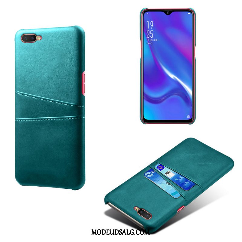 Oppo Rx17 Neo Etui Kvalitet Vintage Cover Anti-fald Lædertaske