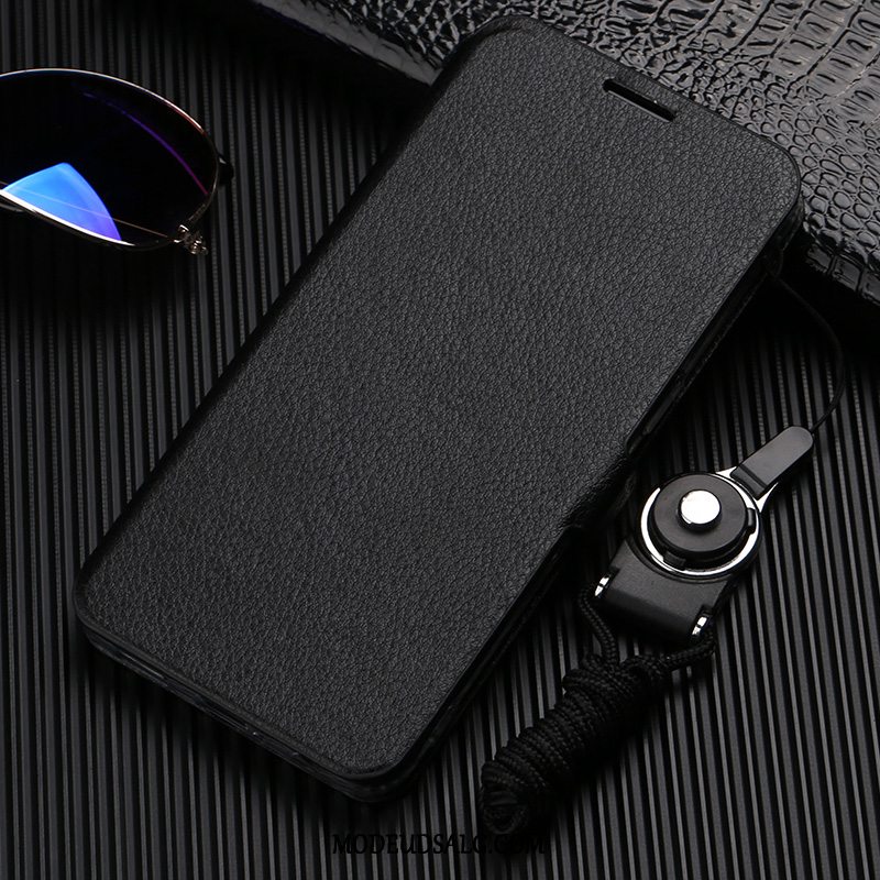 Oppo Rx17 Pro Etui Anti-fald Sort Folio Trend Tynd