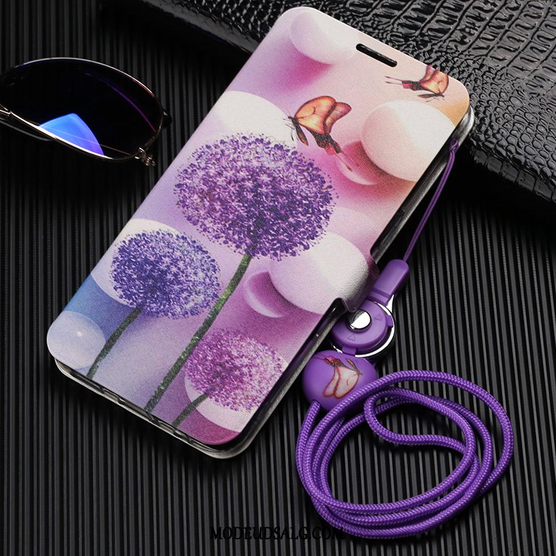 Oppo Rx17 Pro Etui Anti-fald Sort Folio Trend Tynd