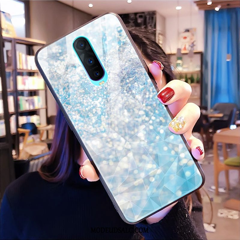 Oppo Rx17 Pro Etui / Cover Blød Silikone Trendy Lilla Mønster