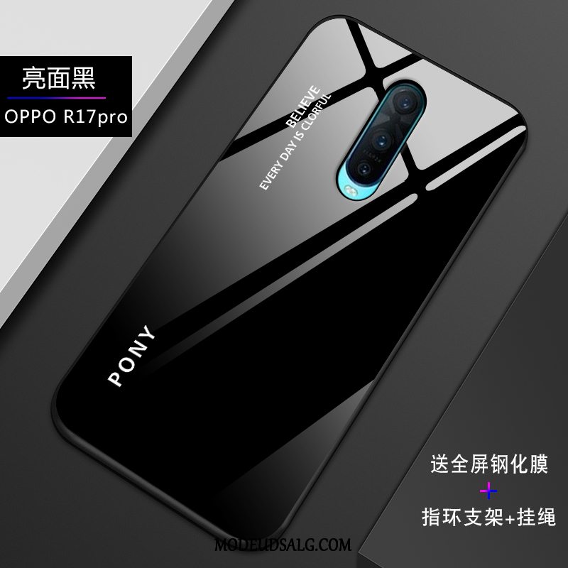 Oppo Rx17 Pro Etui Cover Hærdning Blød Anti-fald Membrane