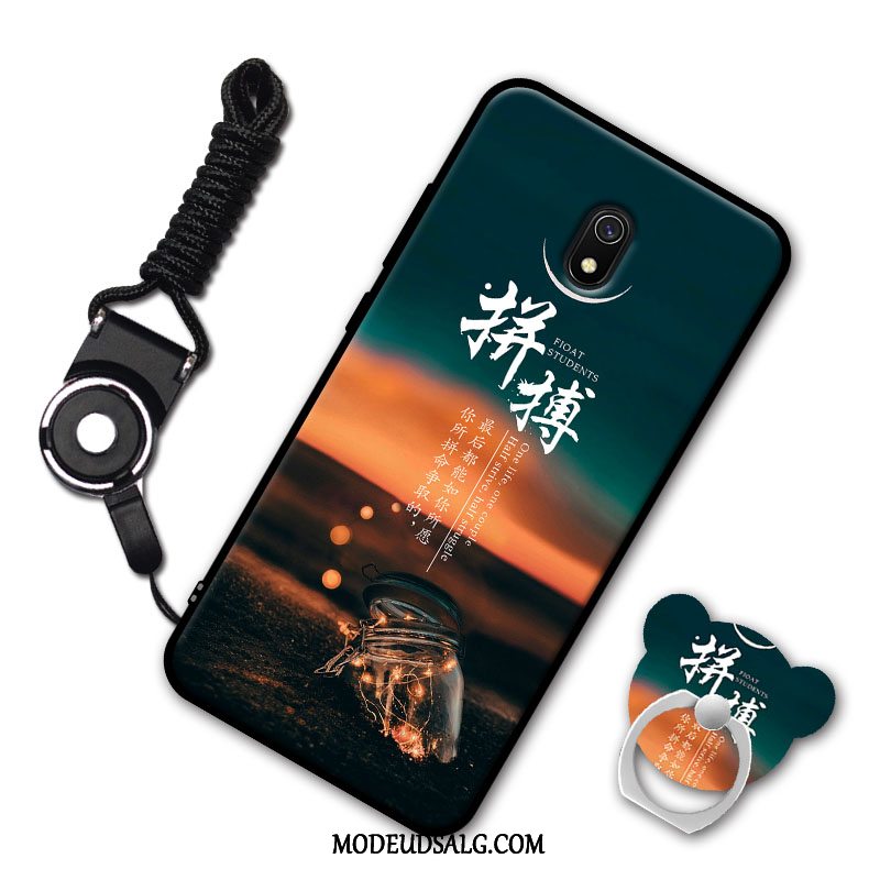 Redmi 8a Etui Alt Inklusive Hængende Ornamenter Kreativ Rød Silikone