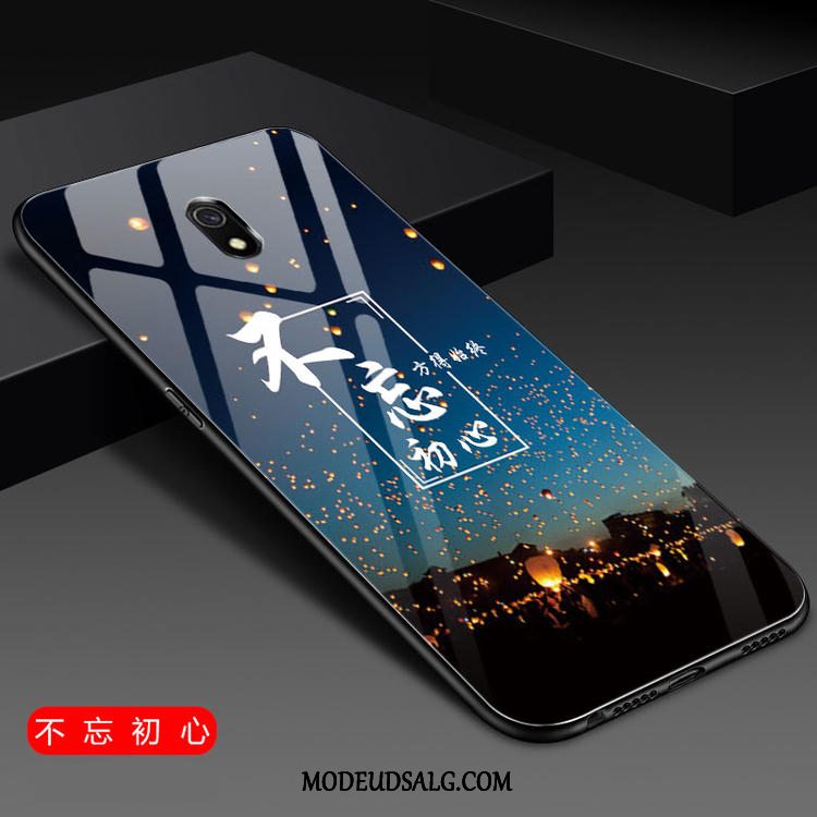 Redmi 8a Etui Silikone Anti-fald Lilla Kreativ Cover