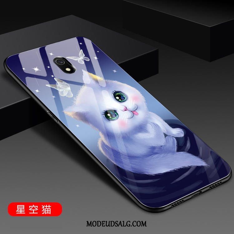 Redmi 8a Etui Silikone Anti-fald Lilla Kreativ Cover