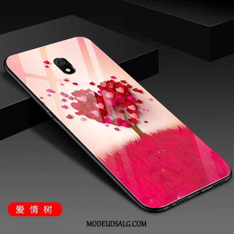 Redmi 8a Etui Silikone Anti-fald Lilla Kreativ Cover