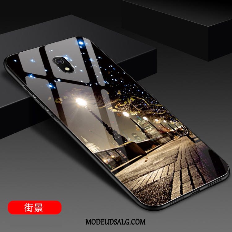 Redmi 8a Etui Silikone Anti-fald Lilla Kreativ Cover