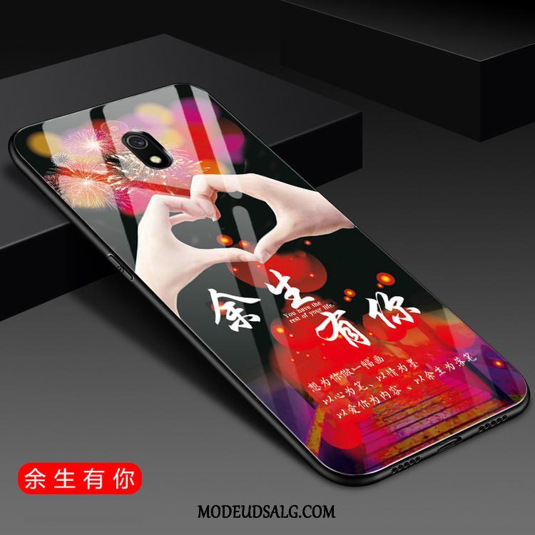 Redmi 8a Etui Silikone Anti-fald Lilla Kreativ Cover