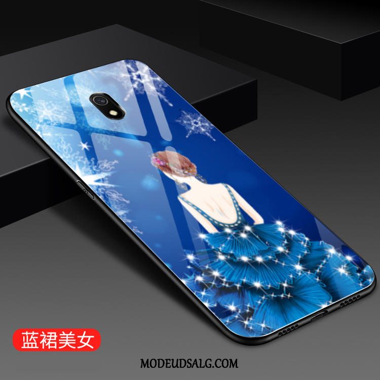 Redmi 8a Etui Silikone Anti-fald Lilla Kreativ Cover