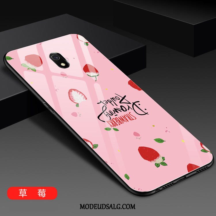 Redmi 8a Etui Silikone Anti-fald Lilla Kreativ Cover