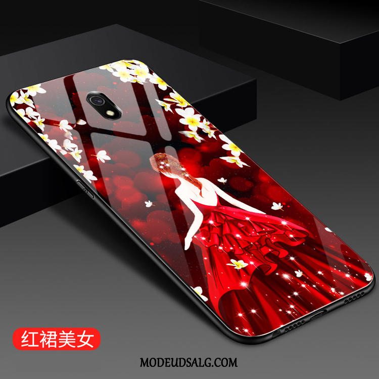 Redmi 8a Etui Silikone Anti-fald Lilla Kreativ Cover