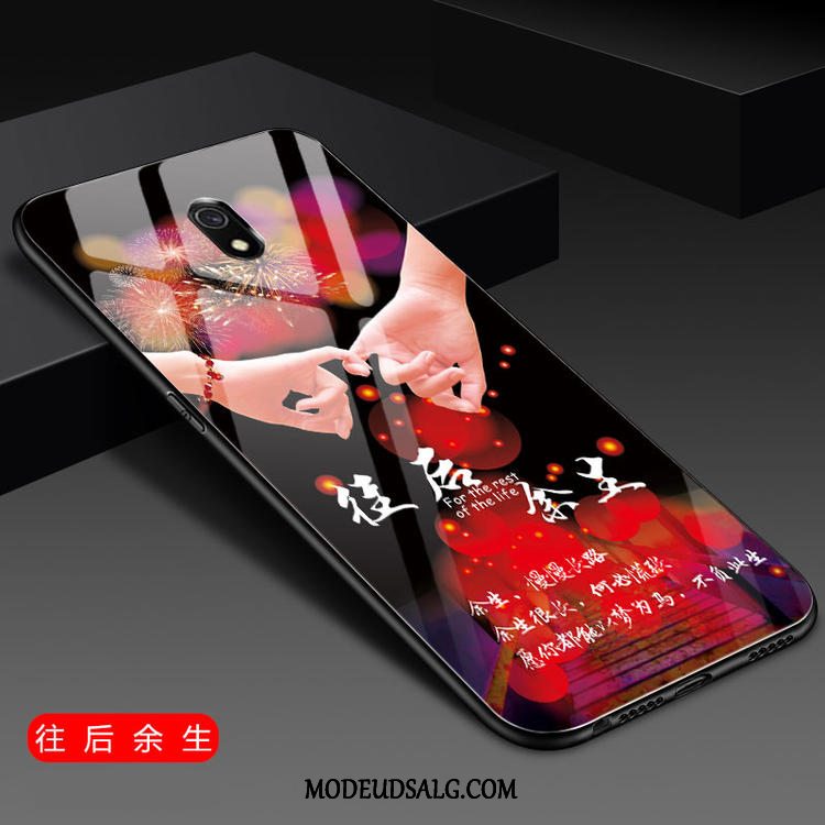 Redmi 8a Etui Silikone Anti-fald Lilla Kreativ Cover