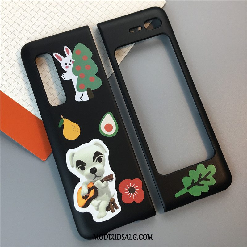 Samsung Fold Etui Cartoon Cover Nubuck Fold Beskyttelse