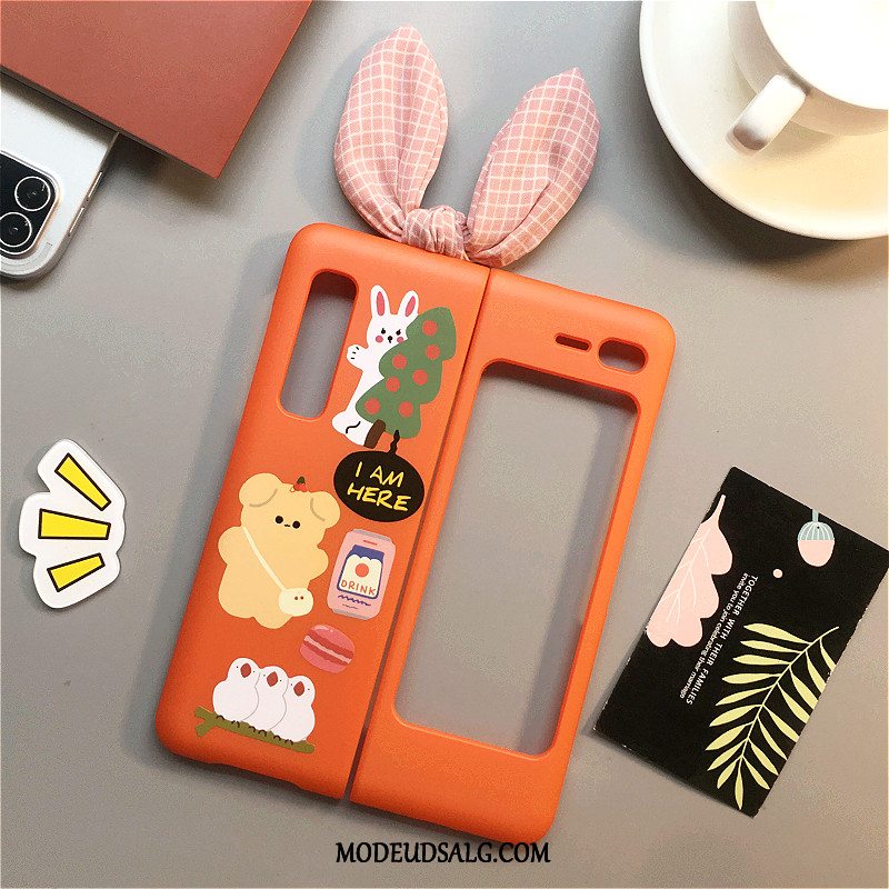 Samsung Fold Etui / Cover Nubuck Alt Inklusive Cartoon Gennemsigtig